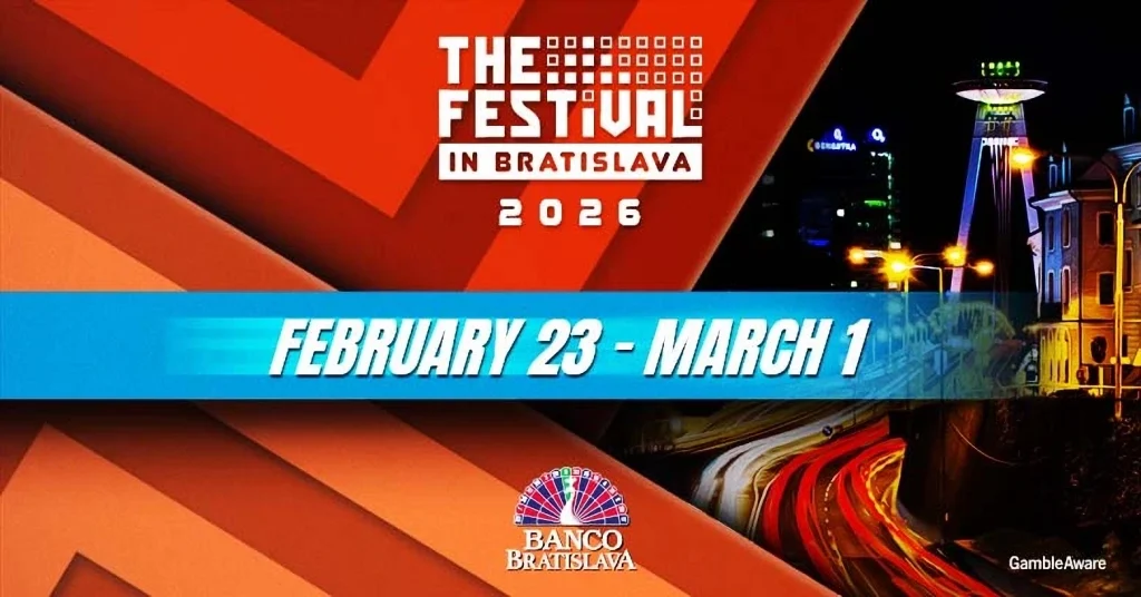 Win Your Spot at The Festival in Bratislava 2026 Through RedStar Poker Satellites